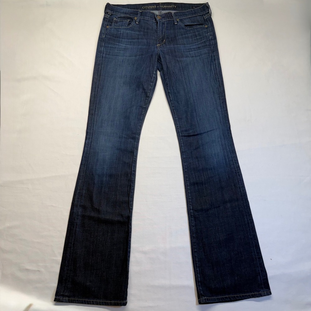 Citizens of Humanity Kelly Low Rise Bootcut Jeans‎ Dark Wash Stretch Size 30 USA